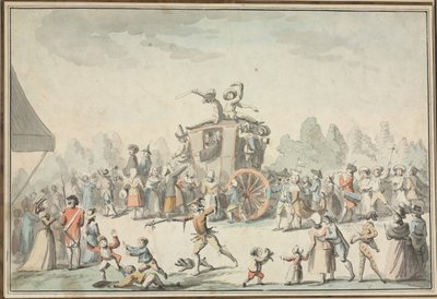 Scène de Carnaval - Philibert Louis Debucourt