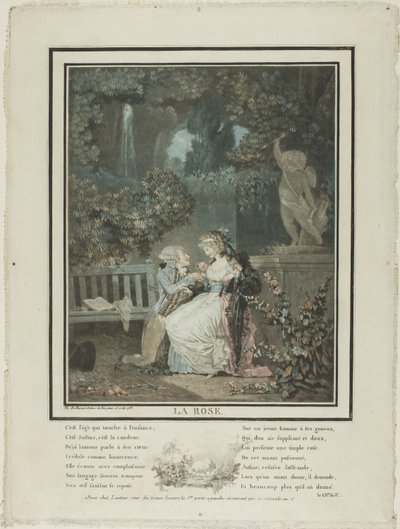 La Rose - Philibert Louis Debucourt