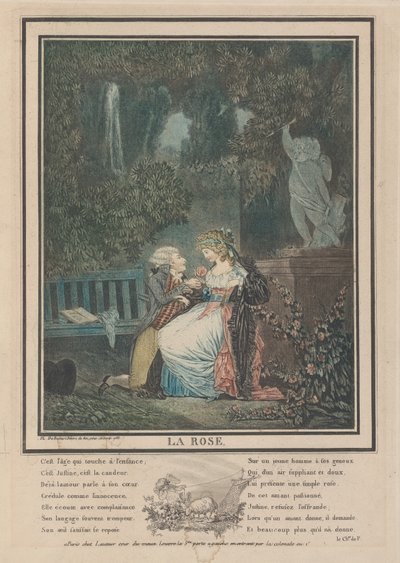 La Rose, 1788 - Philibert Louis Debucourt