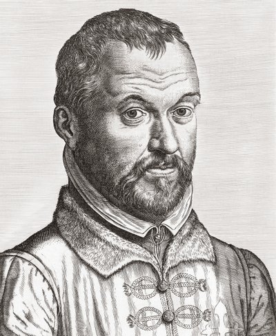 Benito Arias Montano. Portrait - Philip (after) Galle