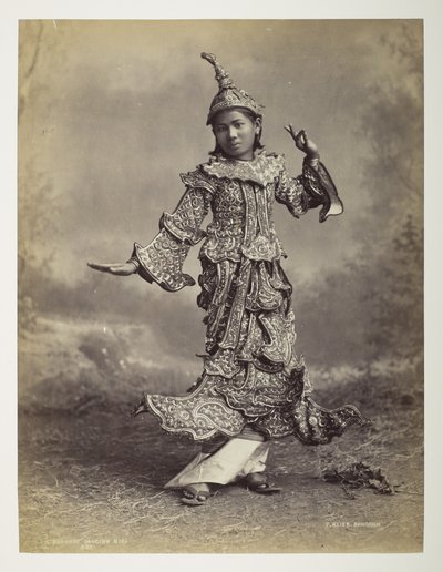 Danseuse birmane, Vues de Birmanie - Philip Adolphe Klier