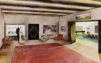 Intérieurs des années 1930 : Hall - Philip Alexius de (after) Laszlo
