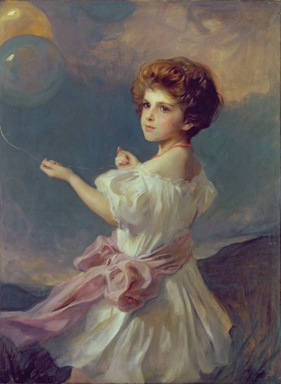 Fille avec des ballons - Philip Alexius de Laszlo