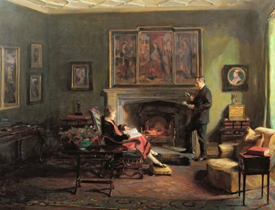 Intérieur avec le Vicomte et la Vicomtesse Lee de Fareham - Philip Alexius de Laszlo