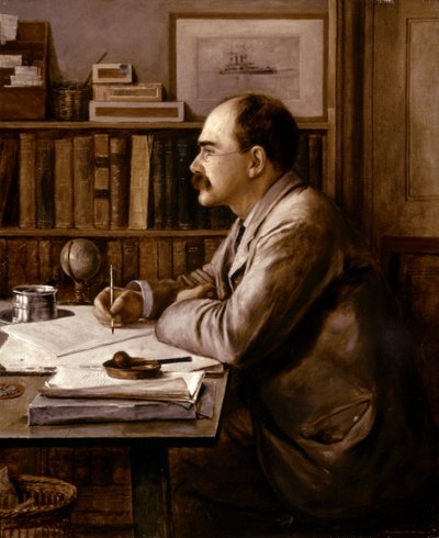 Rudyard KIPLING, Portrait 1899 (huile sur toile) - Philip Burne Jones