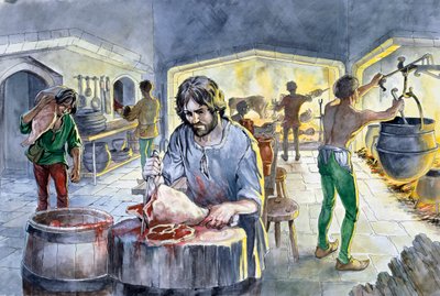 Cuisine au Moyen Âge - Philip Corke
