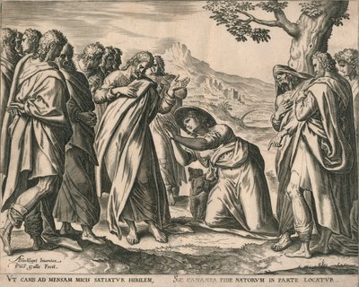 Christ et la femme de Canaan - Philip Galle