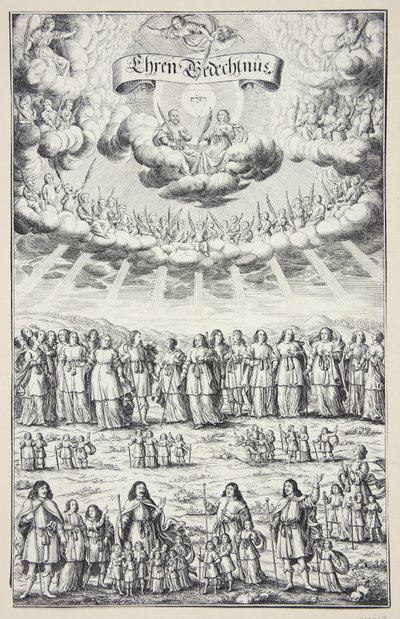 Danois : Notre Seigneur assigne des devoirs aux trois tribus - Philip Galle