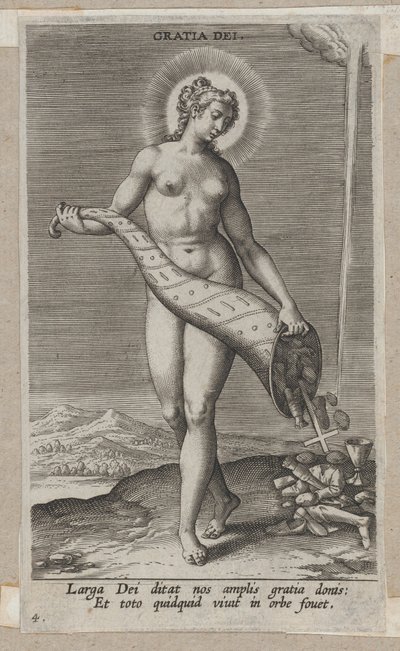 Gratia Dei, de Prosopographia, vers 1585-90 - Philip Galle