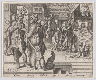 Jonadab conseillant Amnon, de L