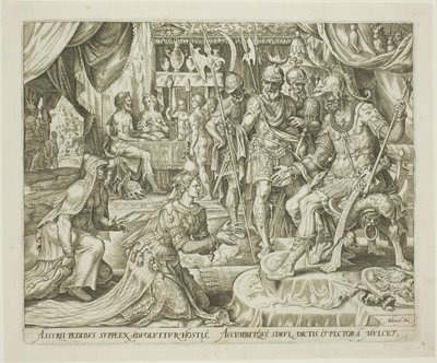 Judith présentée à Holopherne, planche cinq de L