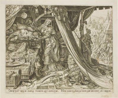 Judith décapitant Holopherne, planche six de L