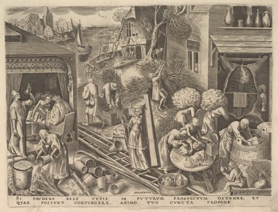 Prudence Prudentia des Vertus, vers 1559-60 - Philip Galle