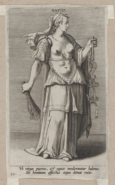 Ratio, de Prosopographia, vers 1585-90 - Philip Galle