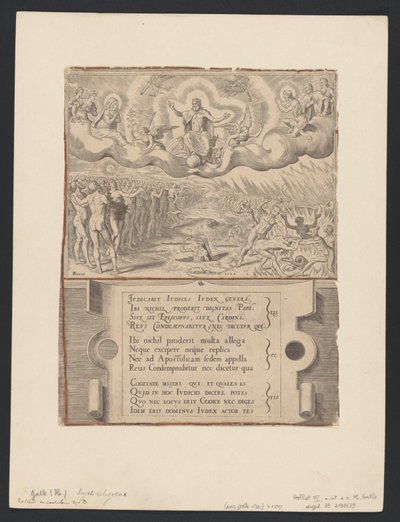 Le jugement dernier - Philip Galle