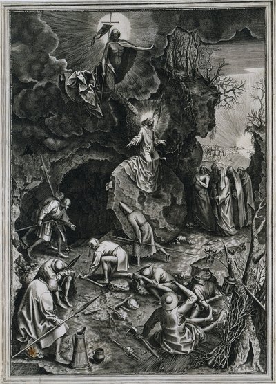 La Résurrection du Christ, vers 1562 - Philip Galle