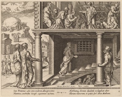Le Choix de Saint Matthias - Philip Galle after Maerten van Heemskerck