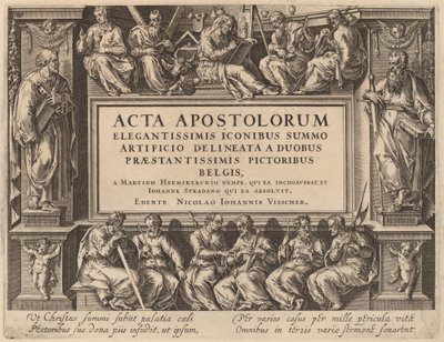 Page de titre - Philip Galle after Maerten van Heemskerck after Jan van der Straet