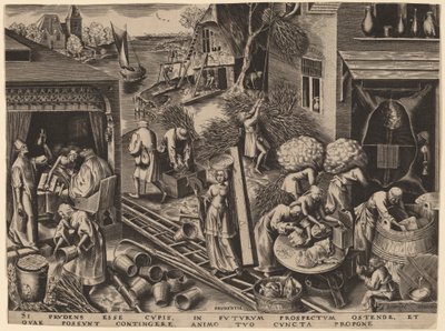 Prudence - Philip Galle after Pieter Bruegel the Elder