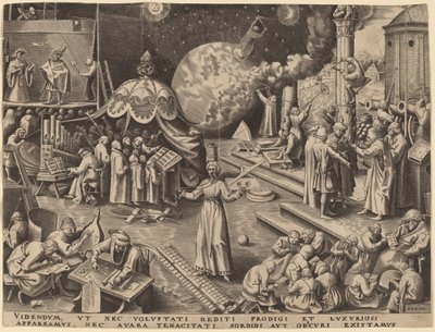 Tempérance - Philip Galle after Pieter Bruegel the Elder