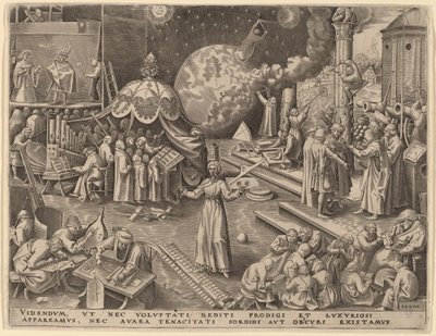 Tempérance - Philip Galle after Pieter Bruegel the Elder