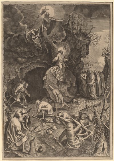 La Résurrection - Philip Galle after Pieter Bruegel the Elder