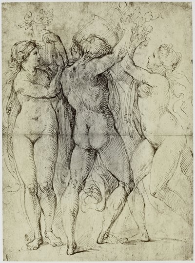 Rafael, Esquisse pour une peinture - Philip Henry Delamotte