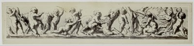 Rysbrack, Un dessin pour une frise - Philip Henry Delamotte