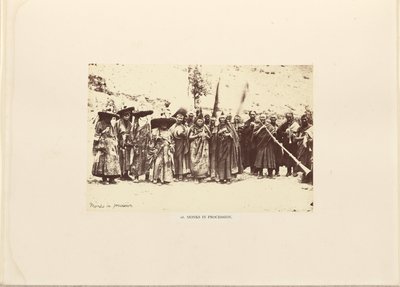 Moines en procession - Philip Henry Egerton