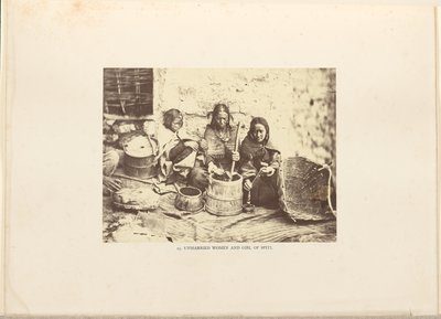 Femmes et jeunes filles célibataires de Spiti - Philip Henry Egerton
