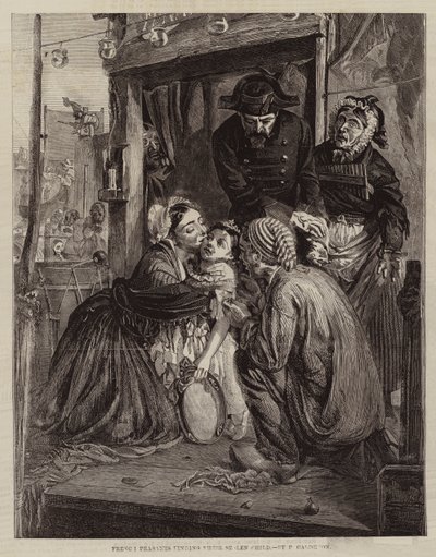Paysans français retrouvant leur enfant volé - Philip Hermogenes Calderon