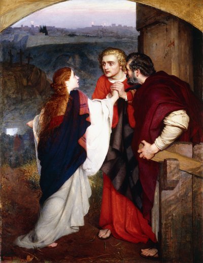 Marie-Madeleine annonçant la résurrection aux disciples, 1860 - Philip Hermogenes Calderon