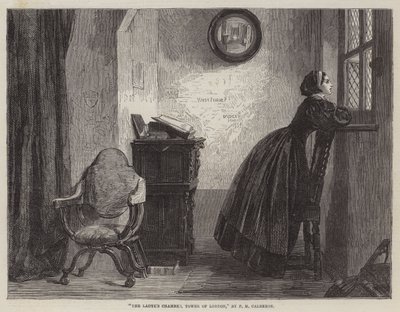 La chambre de la dame, Tour de Londres - Philip Hermogenes Calderon