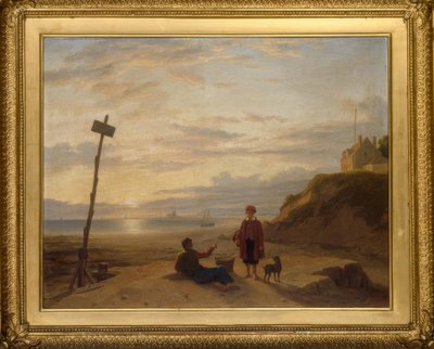 Garçons aux huîtres discutant de la pêche du matin (1835) - Philip Hutchins Rogers