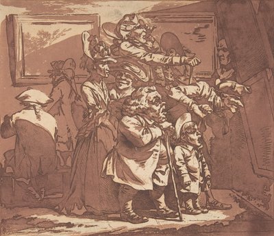 Une exposition, 29 janvier 1776 - Philip James de Loutherbourg