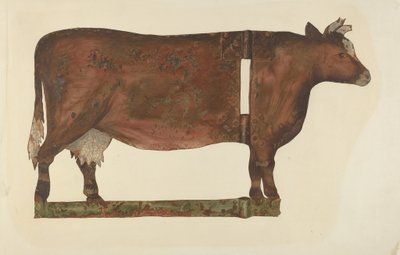 Girouette en forme de vache, vers 1939 - Philip Johnson