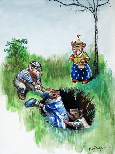 La souris des villes et la souris des champs - Philip Mendoza