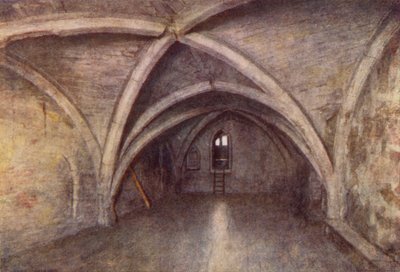 Crypte du manoir de Sir John de Pulteney, Laurence Poultney Hill, 1894 - Philip Norman