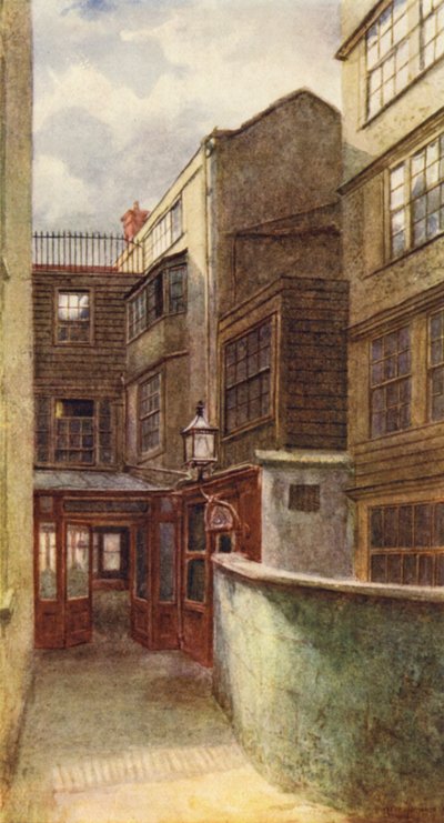 Dicks Coffee-house, Fleet Street, 1899 - Philip Norman