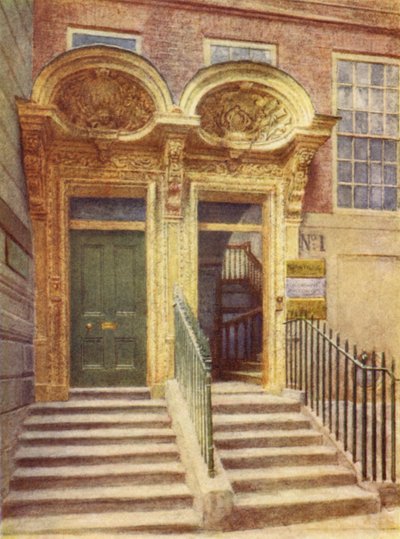 Portes des Nos 1 et 2 Laurence Poultney Hill, 1895 - Philip Norman