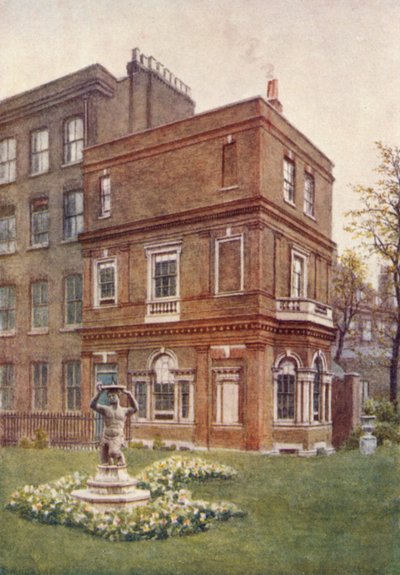 Garden House, Clements Inn, 1883 - Philip Norman