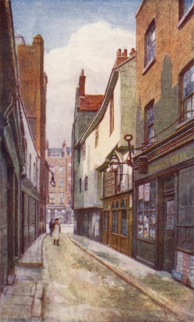 Leather Lane, vue vers le sud vers Holborn, 1897 - Philip Norman