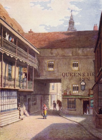 Queens Head Inn, Southwark, 1883 - Philip Norman
