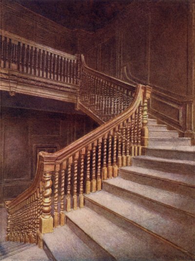 Escalier du No 10 Austin Friars, 1895 - Philip Norman