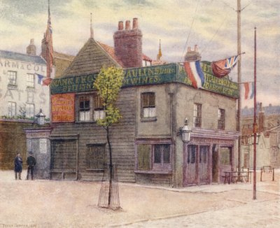 Vine Tavern, Mile End, vue vers l