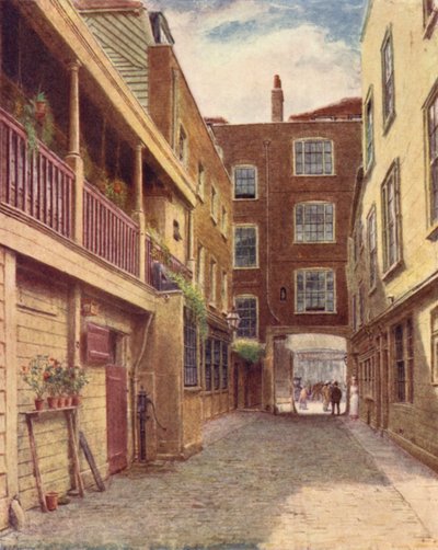 Cour de Old Bell Inn, Holborn, vue du nord, 1897 - Philip Norman