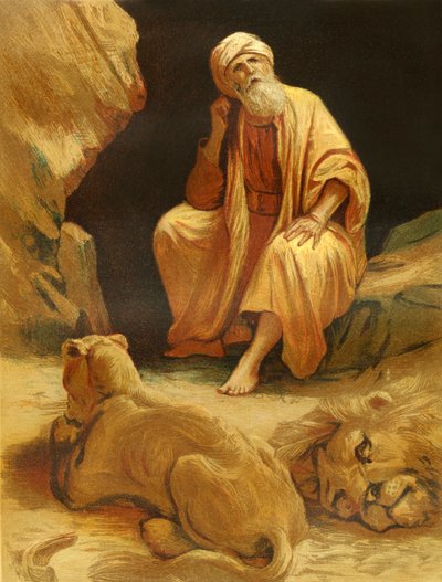 Daniel dans la fosse aux lions - Philip Richard Morris