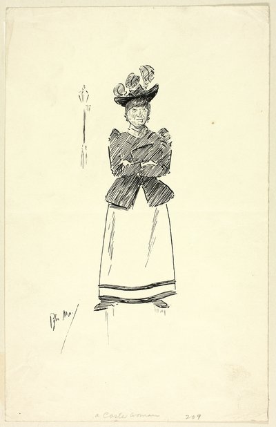Une femme Coster - Philip William May