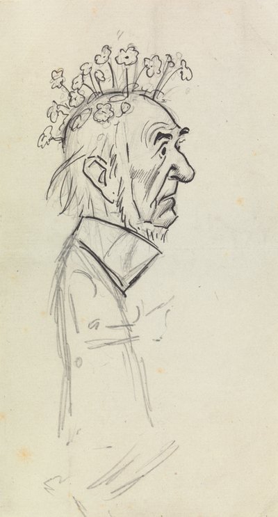 Caricature de Gladstone - Philip William May