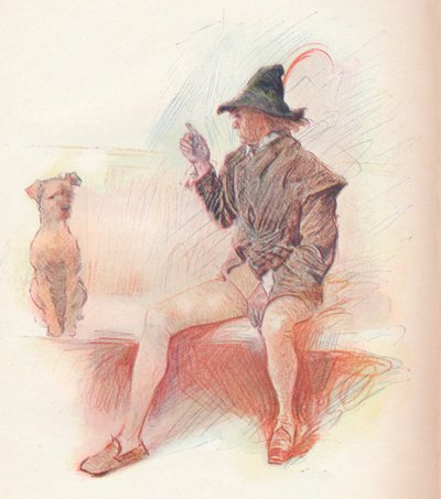 Launce et son chien - Philip William May